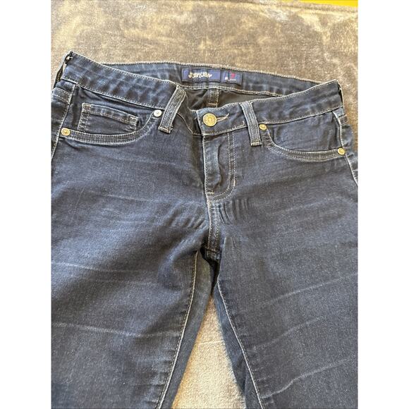 Just USA Women;s Skinny Jeans Stretch Denim Blue Dark Wash Size 7 - Picture 4 of 16